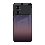 Grey Ombre Poco M4 5G Glass Back Cover Online