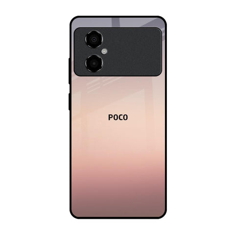 Golden Mauve Poco M4 5G Glass Back Cover Online