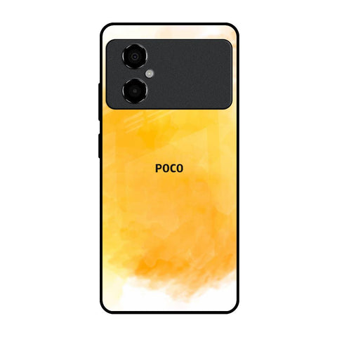 Rustic Orange Poco M4 5G Glass Back Cover Online