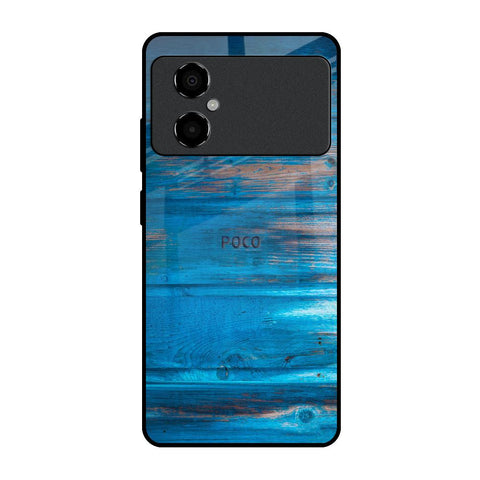 Patina Finish Poco M4 5G Glass Back Cover Online
