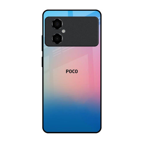 Blue & Pink Ombre Poco M4 5G Glass Back Cover Online