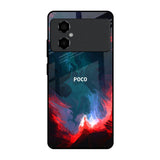 Brush Art Poco M4 5G Glass Back Cover Online