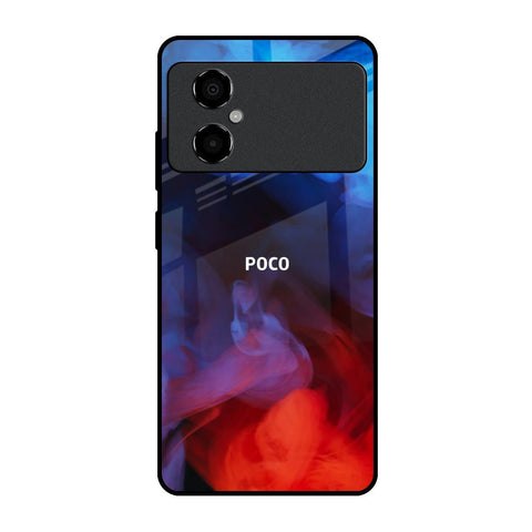 Dim Smoke Poco M4 5G Glass Back Cover Online