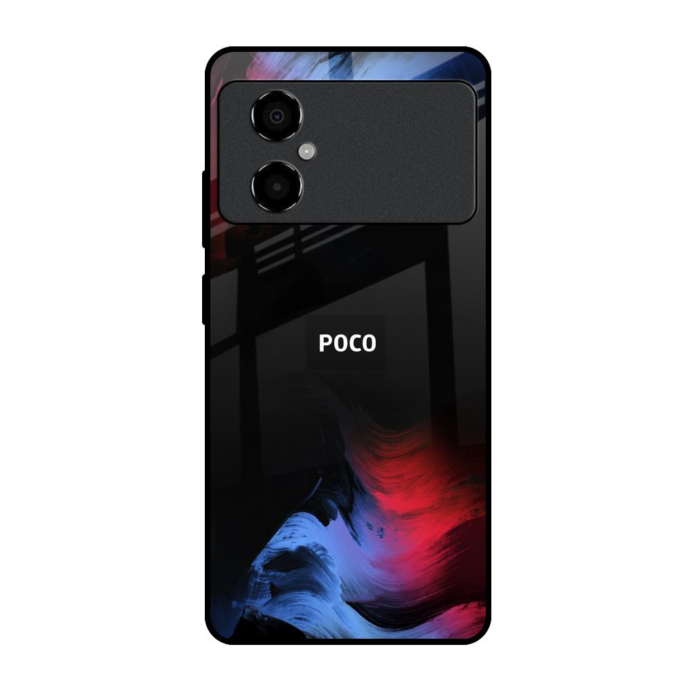 Fine Art Wave Poco M4 5G Glass Back Cover Online