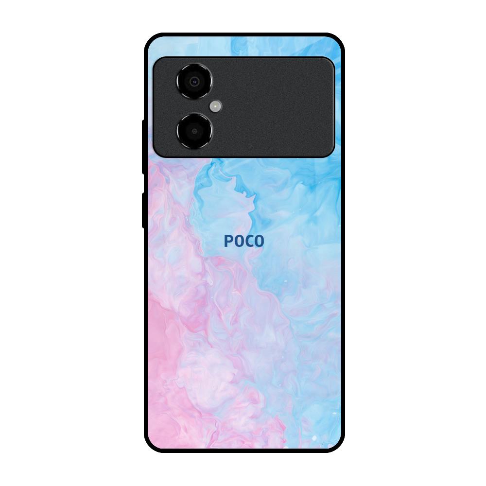 Mixed Watercolor Poco M4 5G Glass Back Cover Online