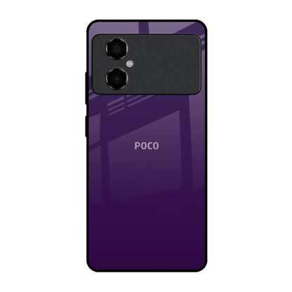 Dark Purple Poco M4 5G Glass Back Cover Online