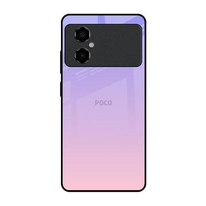 Lavender Gradient Poco M4 5G Glass Back Cover Online