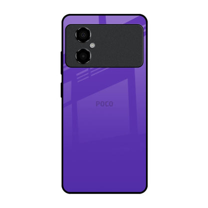 Amethyst Purple Poco M4 5G Glass Back Cover Online
