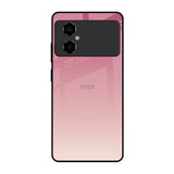 Blooming Pink Poco M4 5G Glass Back Cover Online