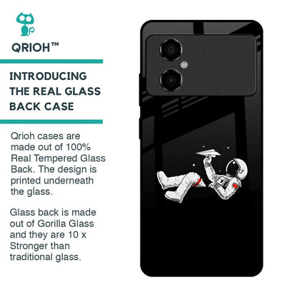 Space Traveller Glass Case for Poco M4 5G