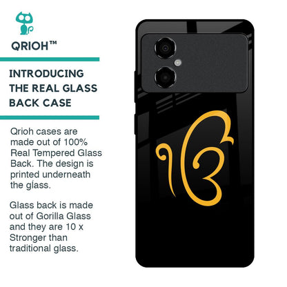 Luxury Fashion Initial Glass Case for Poco M4 5G