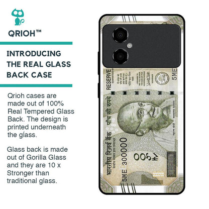 Cash Mantra Glass Case for Poco M4 5G