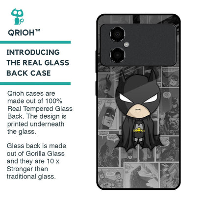 Cartoon Art Glass Case for Poco M4 5G