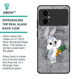 Cute Baby Bunny Glass Case for Poco M4 5G