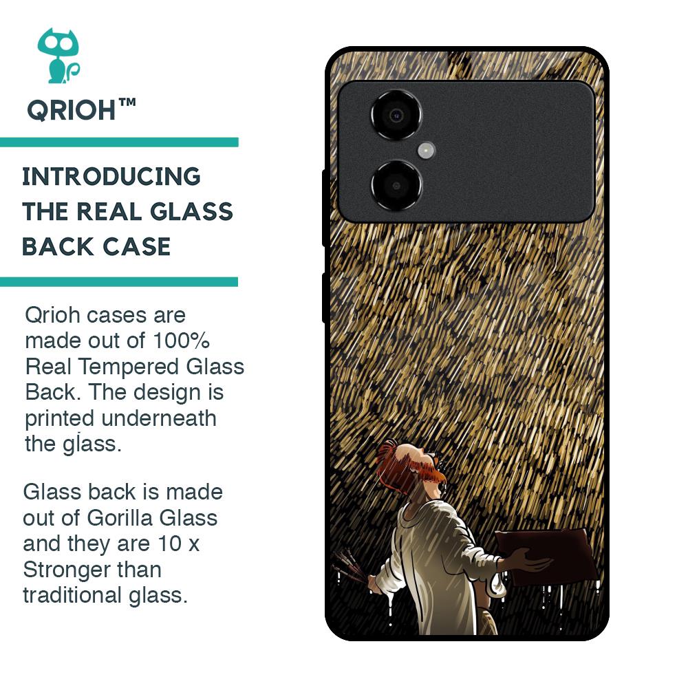 Rain Festival Glass Case for Poco M4 5G