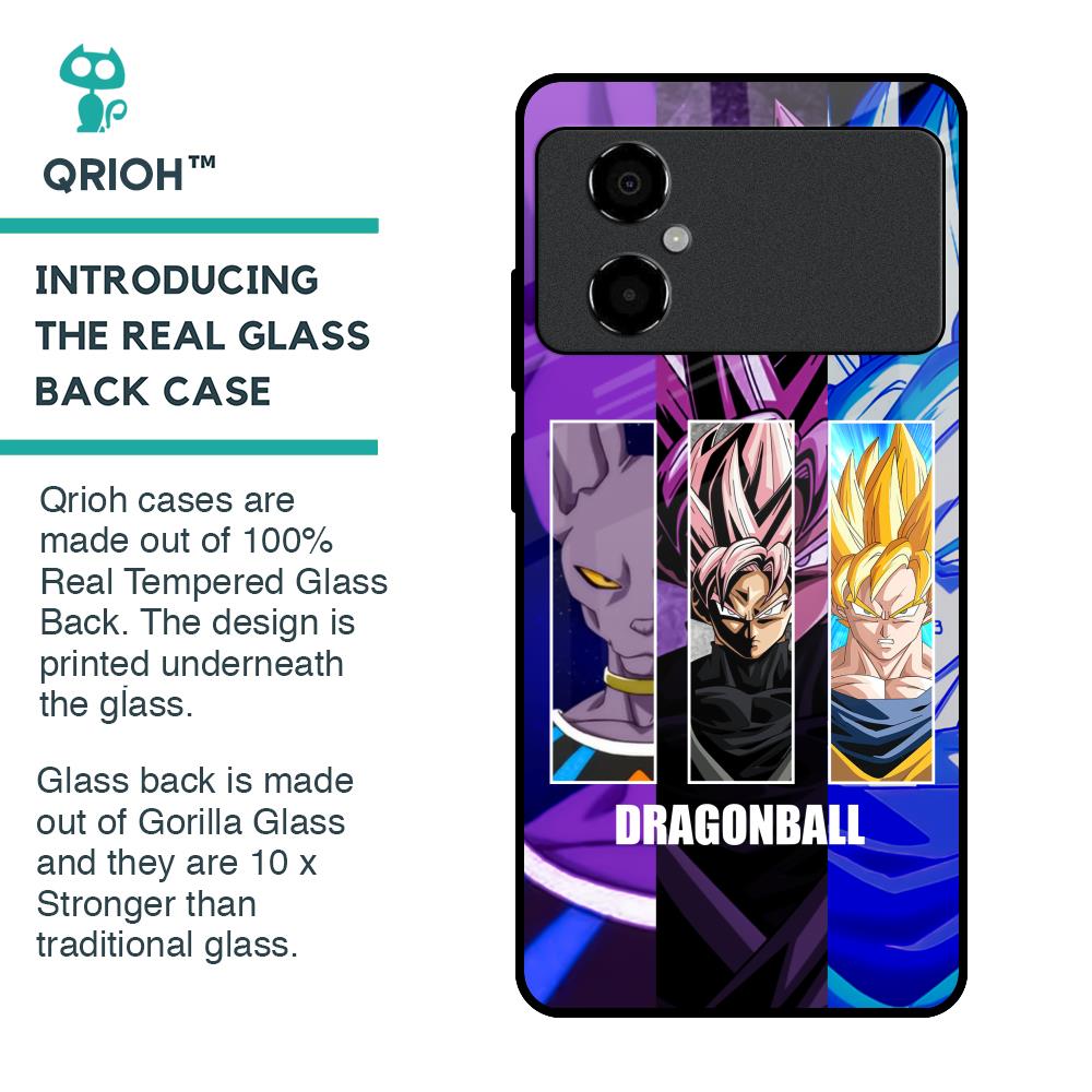 DGBZ Glass Case for Poco M4 5G