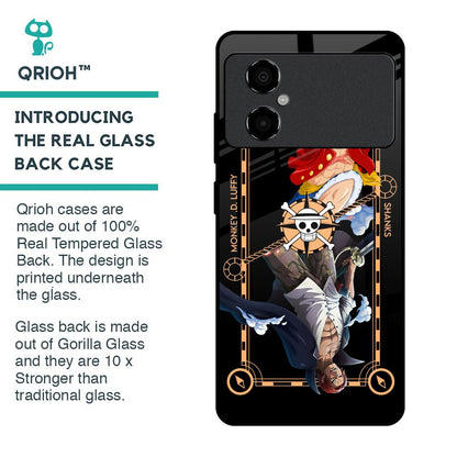Shanks & Luffy Glass Case for Poco M4 5G