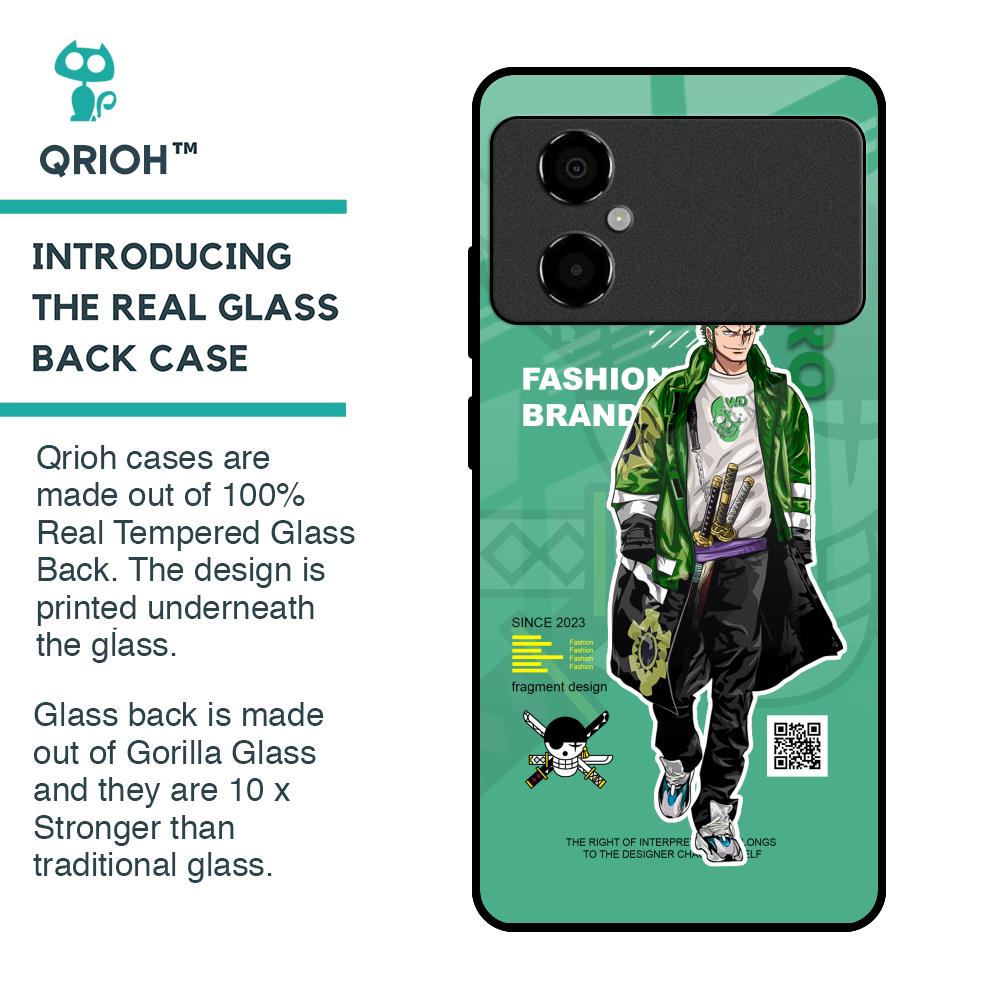 Zoro Bape Glass Case for Poco M4 5G