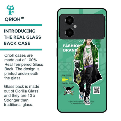 Zoro Bape Glass Case for Poco M4 5G