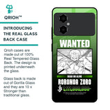 Zoro Wanted Glass Case for Poco M4 5G