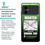 Zoro Wanted Glass Case for Poco M4 5G