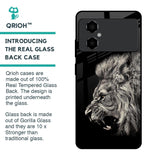 Brave Lion Glass Case for Poco M4 5G
