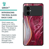 Crimson Ruby Glass Case for Poco M4 5G