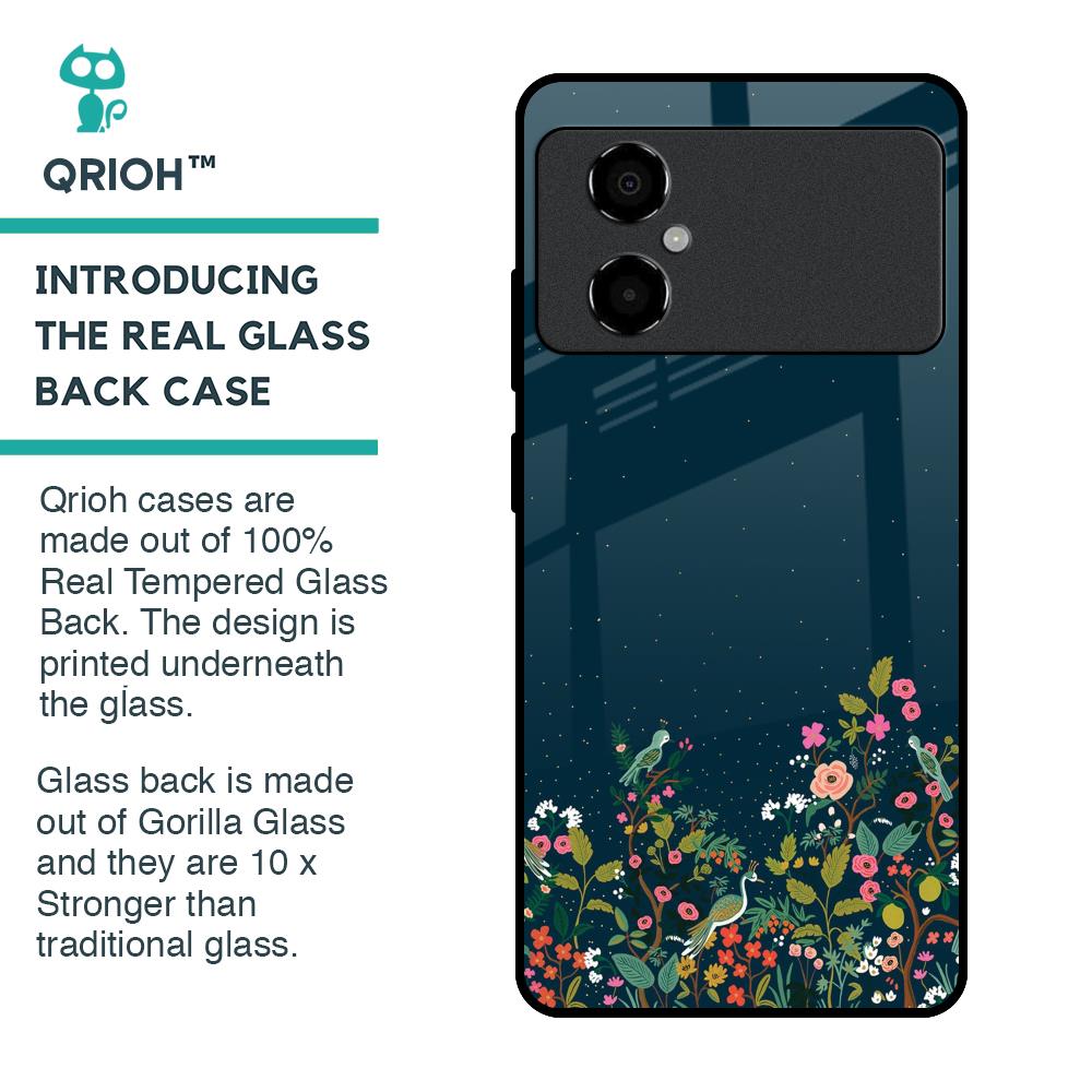 Small Garden Glass Case For Poco M4 5G