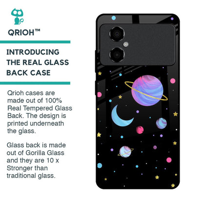 Planet Play Glass Case For Poco M4 5G