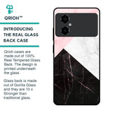 Marble Collage Art Glass Case For Poco M4 5G
