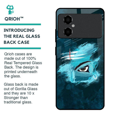 Power Of Trinetra Glass Case For Poco M4 5G