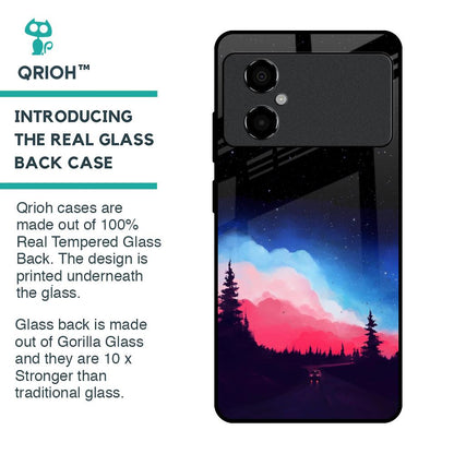 Drive In Dark Glass Case For Poco M4 5G