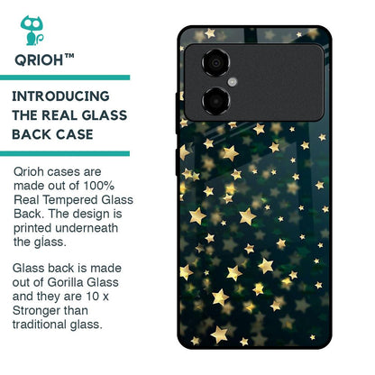 Dazzling Stars Glass Case For Poco M4 5G