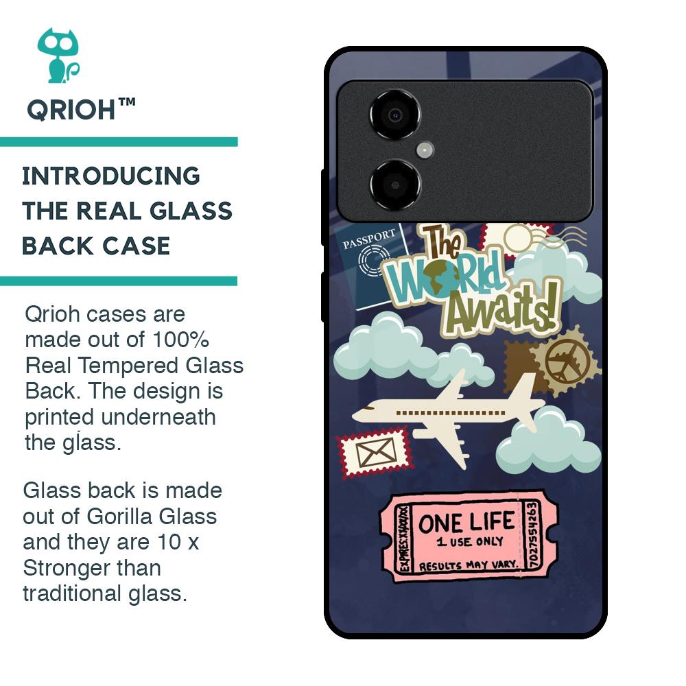 Tour The World Glass Case For Poco M4 5G