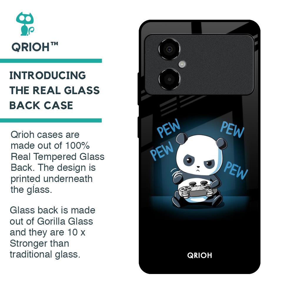 Pew Pew Glass Case for Poco M4 5G