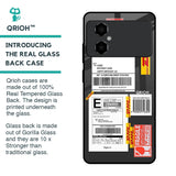 Cool Barcode Label Glass Case For Poco M4 5G