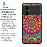 Elegant Mandala Glass Case for Poco M4 5G