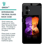 Minimalist Anime Glass Case for Poco M4 5G