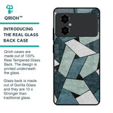Abstact Tiles Glass Case for Poco M4 5G