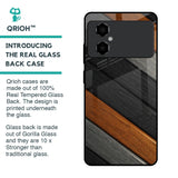 Tri Color Wood Glass Case for Poco M4 5G