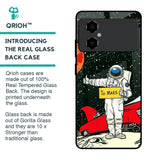 Astronaut on Mars Glass Case for Poco M4 5G