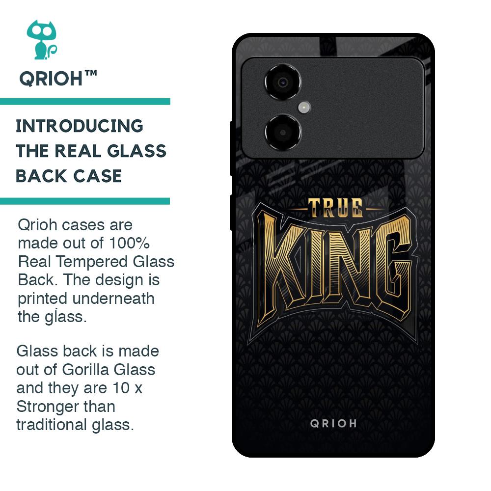 True King Glass Case for Poco M4 5G