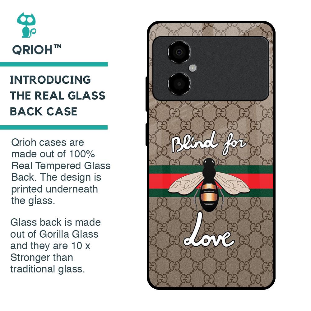 Blind For Love Glass Case for Poco M4 5G