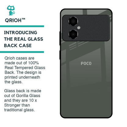 Charcoal Glass Case for Poco M4 5G