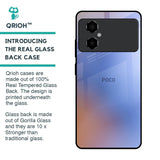 Blue Aura Glass Case for Poco M4 5G