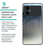 Tricolor Ombre Glass Case for Poco M4 5G