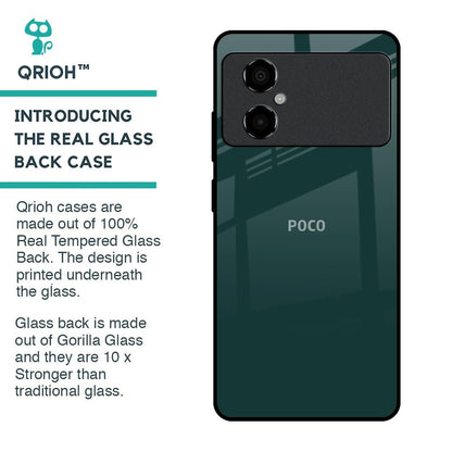 Olive Glass Case for Poco M4 5G