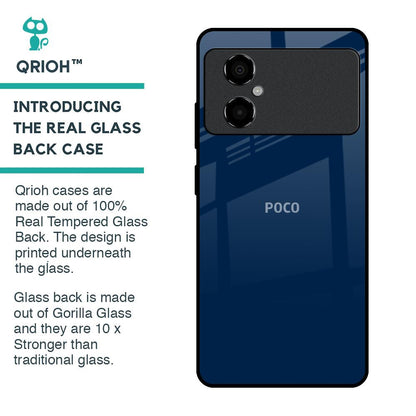 Royal Navy Glass Case for Poco M4 5G