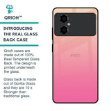 Pastel Pink Gradient Glass Case For Poco M4 5G