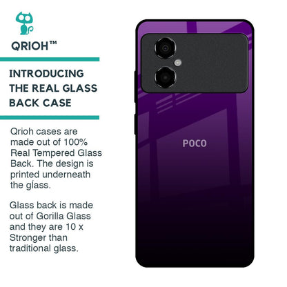 Harbor Royal Blue Glass Case For Poco M4 5G